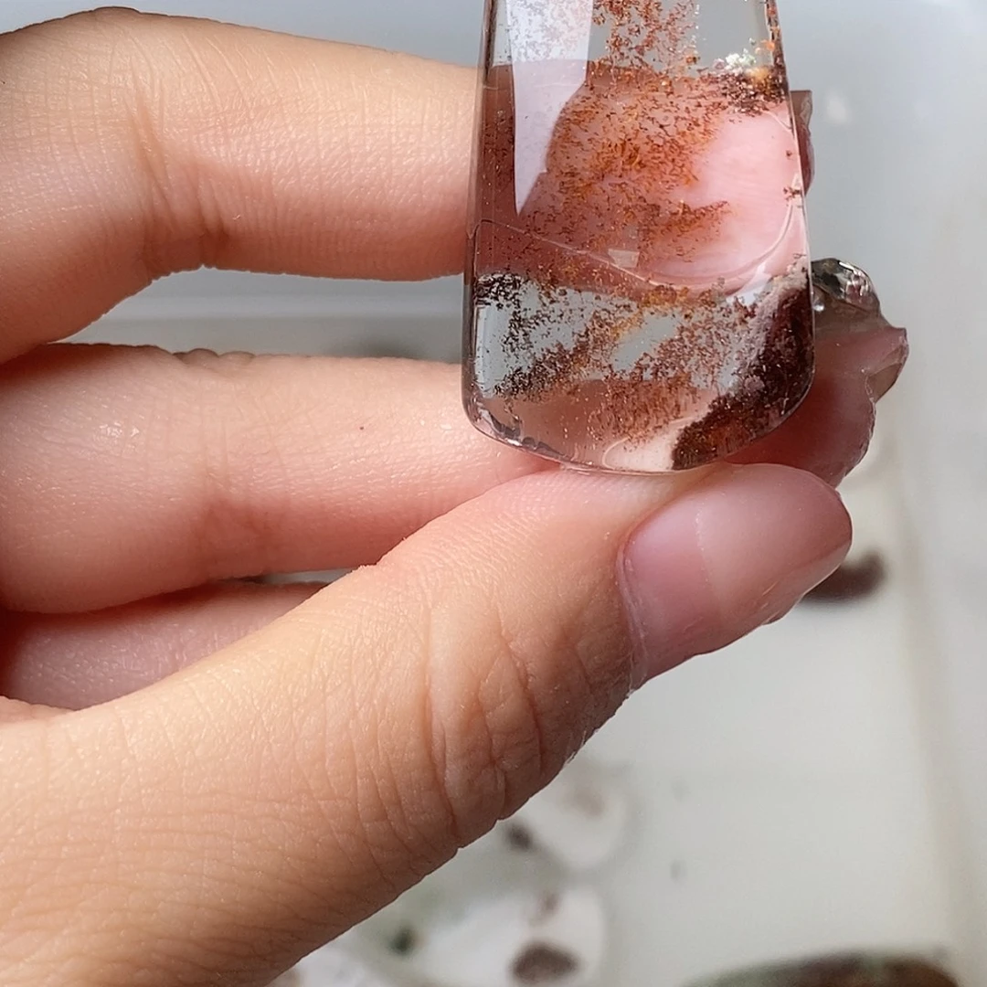 水晶颈饰银S925镶嵌