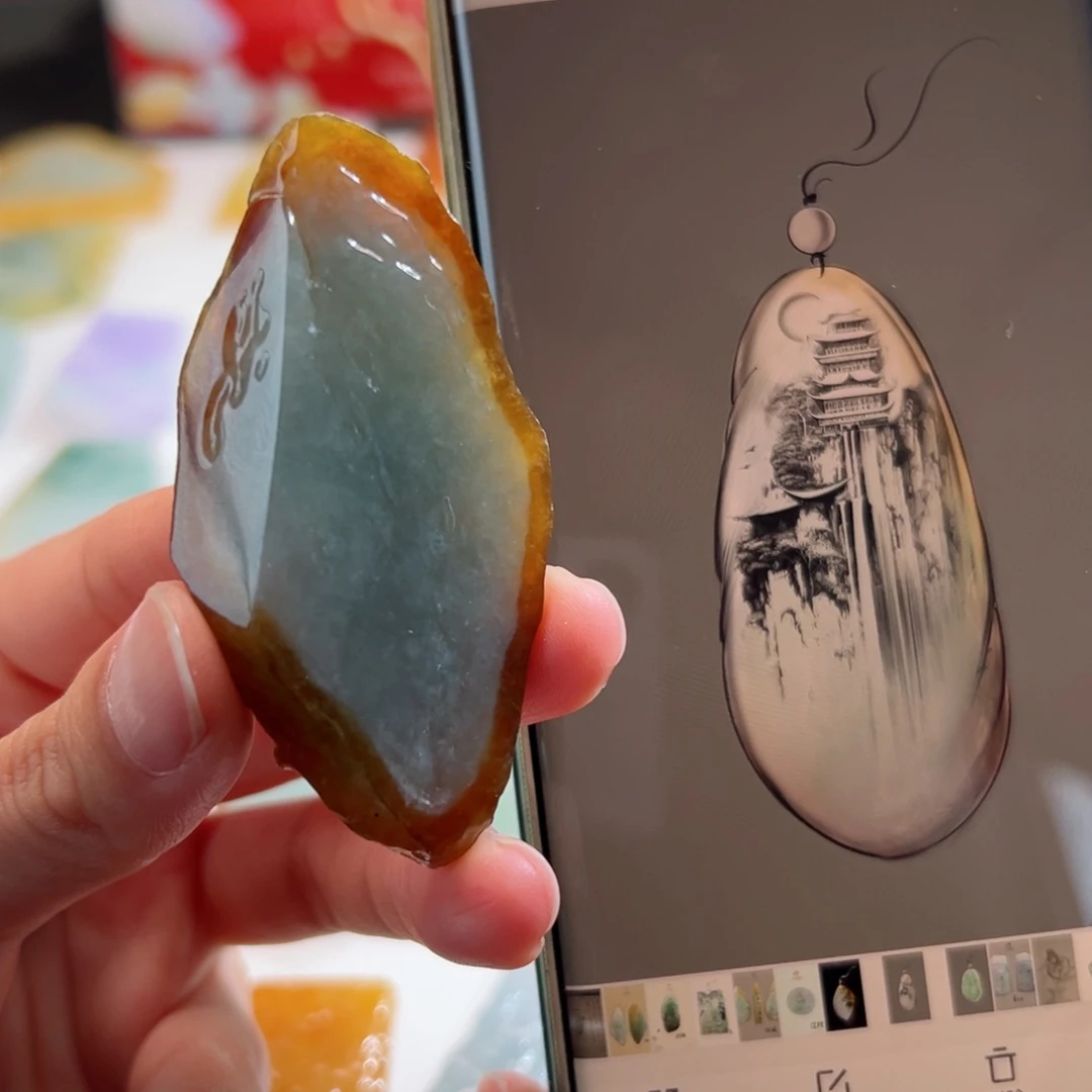 定制翡翠未镶嵌翡翠定制