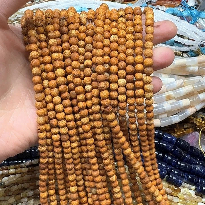 玛瑙/玉髓合金珠宝半成品一条6mm树玛瑙