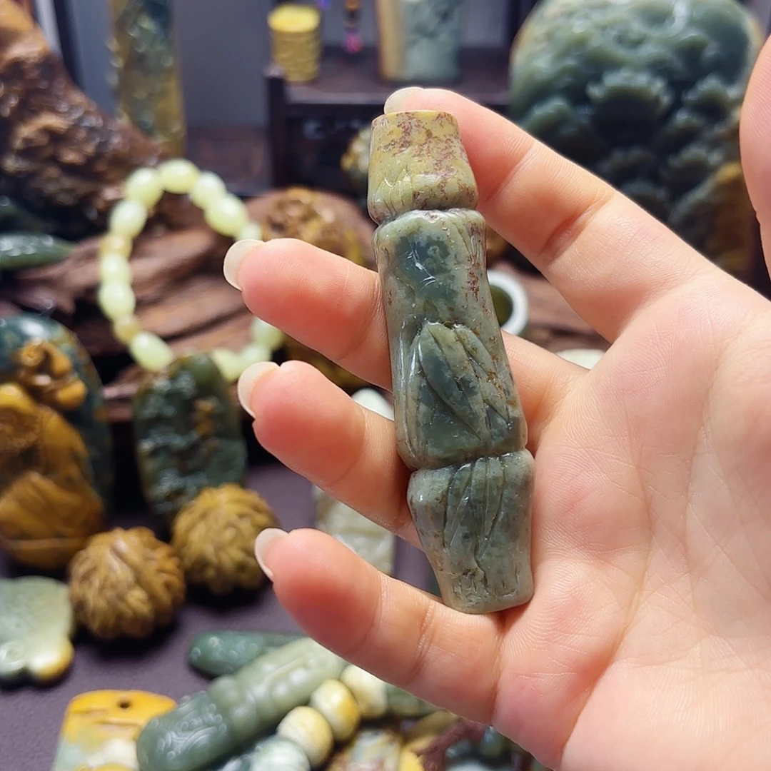 岫岩河磨玉（透闪石质玉）未镶嵌挂件