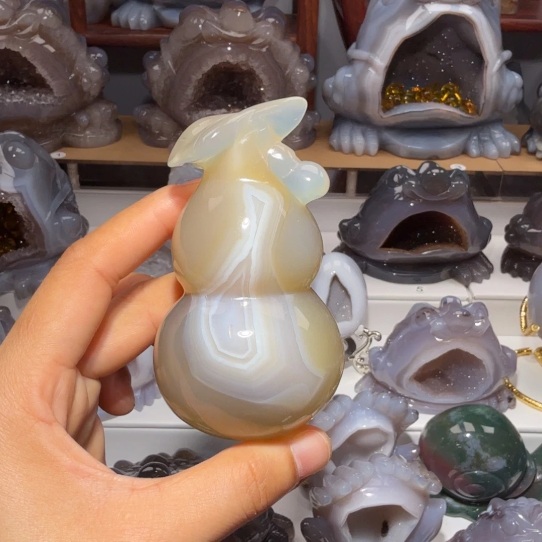 玛瑙/玉髓未镶嵌摆件