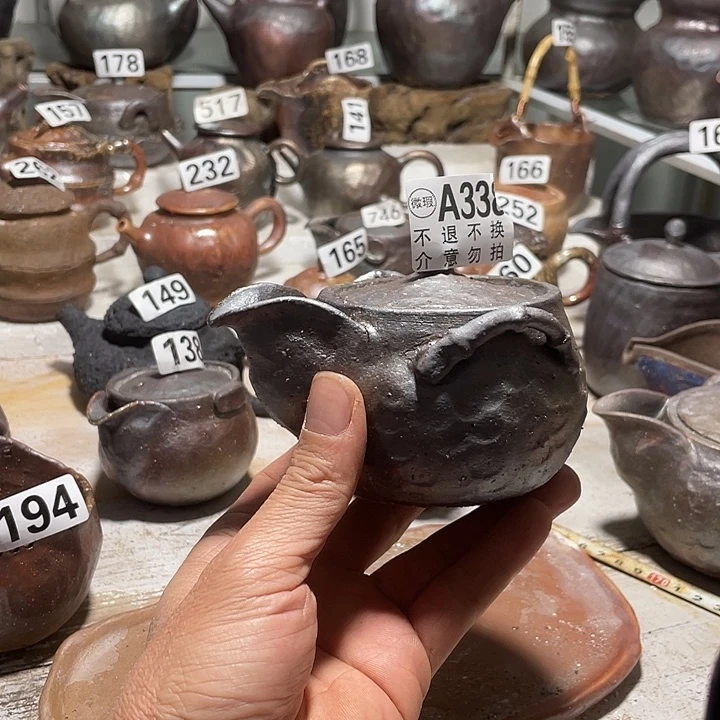 纯手工柴烧茶具精品338