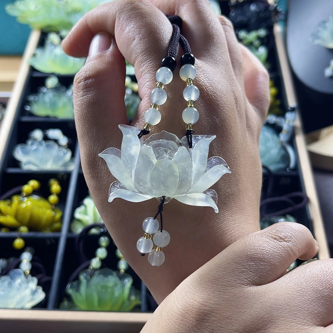 蛇纹石玉合金颈饰