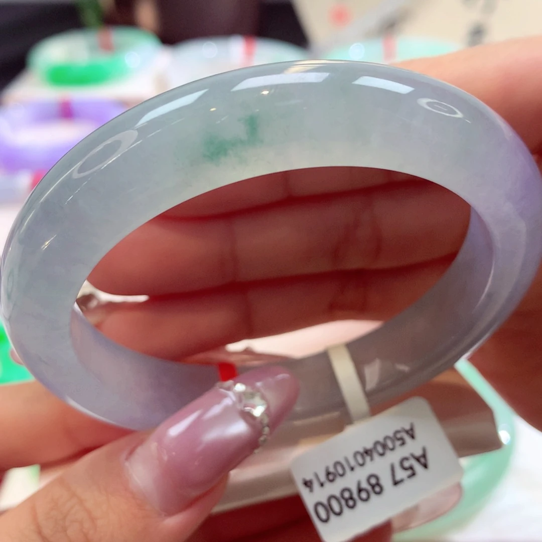 未镶嵌手镯翡翠正圈17号66