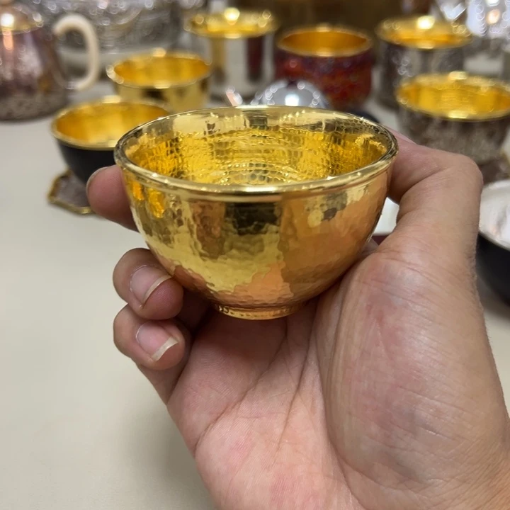 李小鹤里外金4克足金金杯