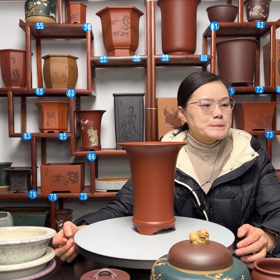 紫砂花盆用****光紫砂花盆