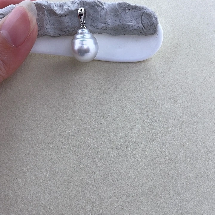 海水珍珠颈饰银S925镶嵌