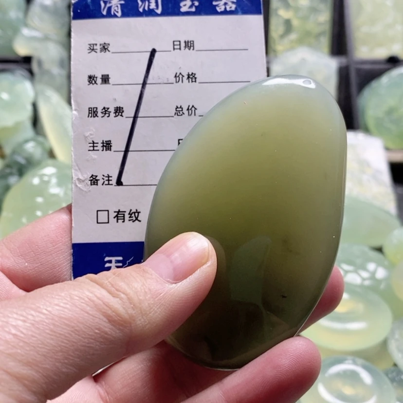 【闪购商品】合金蛇纹石玉手把件