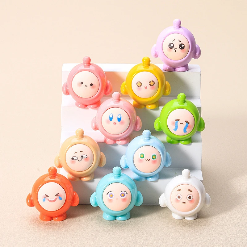 【魔法九宫格】实色蛋仔宝宝家居diy装饰摆件