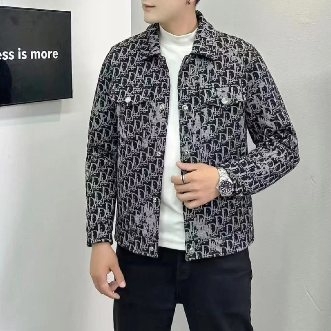 CB-24603-秋季新款时尚百搭休闲满花羽绒服外套