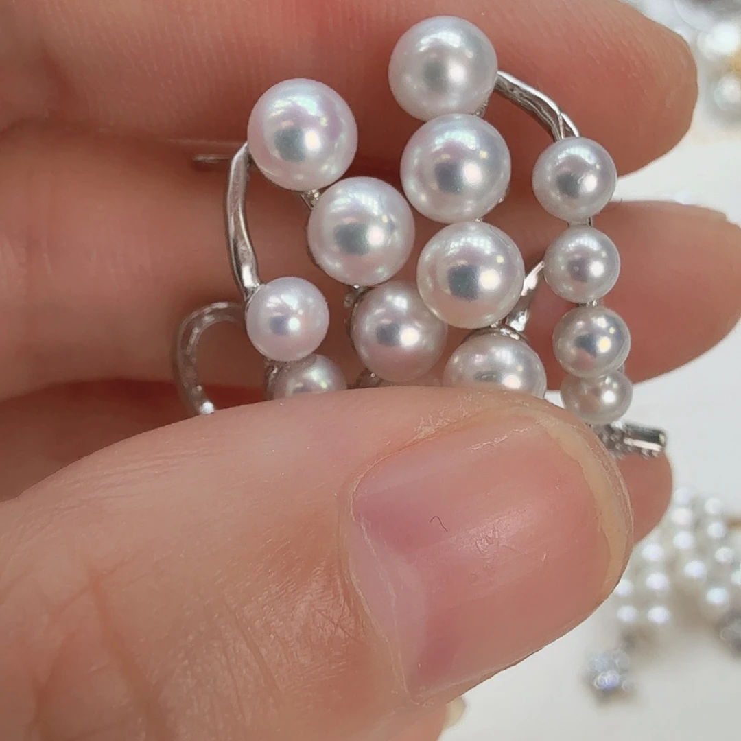 耳饰未镶嵌淡水珍珠