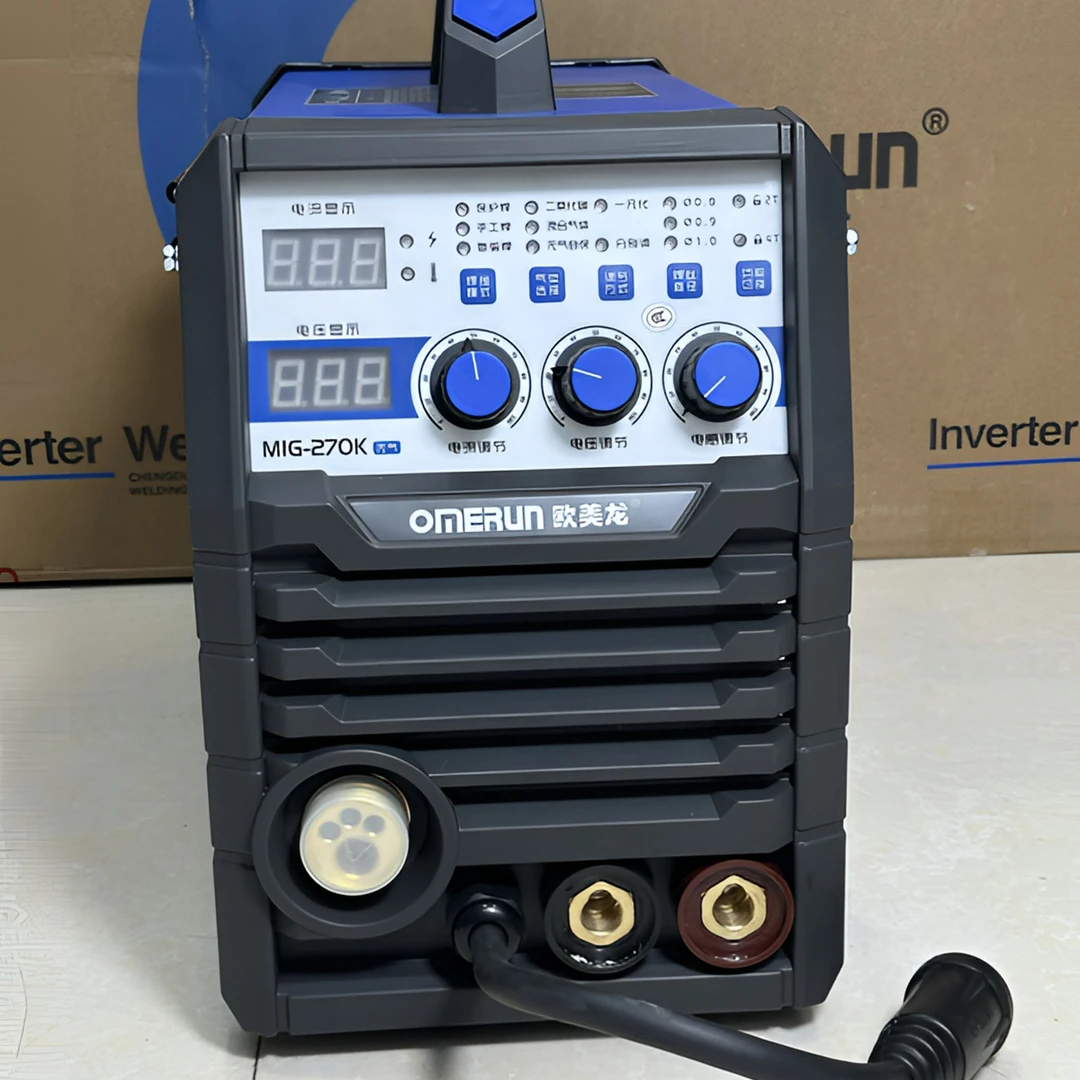 欧美龙270K宽电压有气无气手工焊三用气保焊机