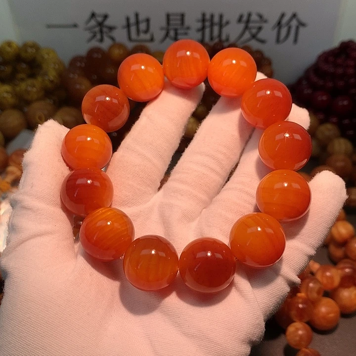 松木（琥珀木）手串/手链1.8 包浆高货