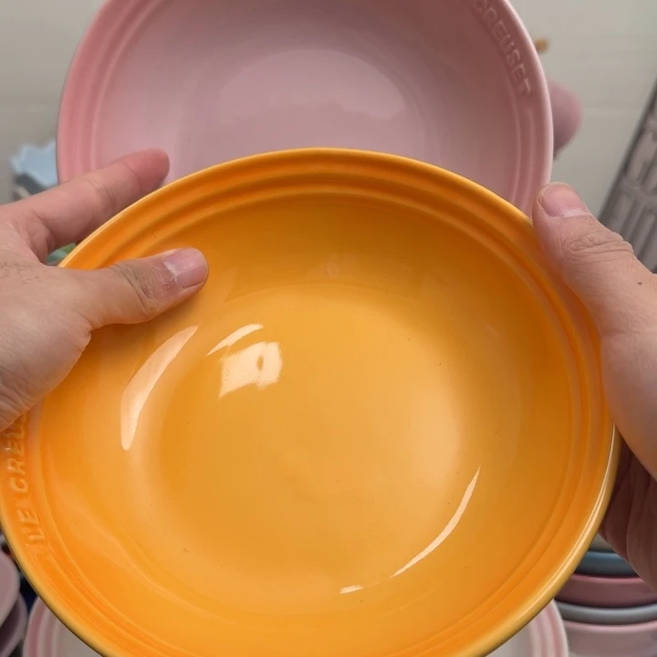 微瑕2个7英寸燕麦盘