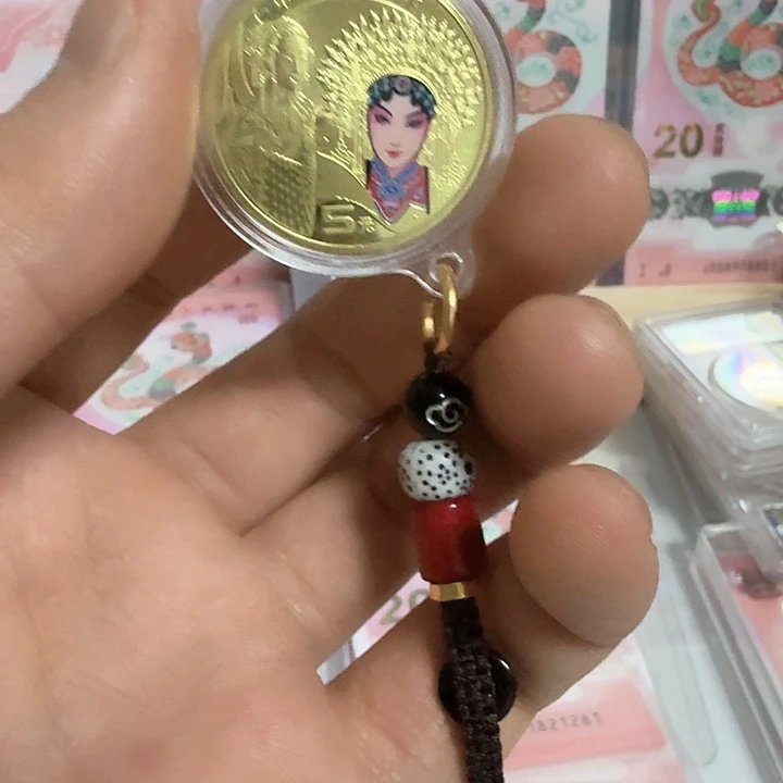 其他普通金属O***.京剧旦角单枚