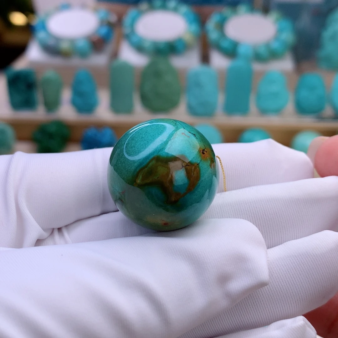 绿松石未镶嵌挂件