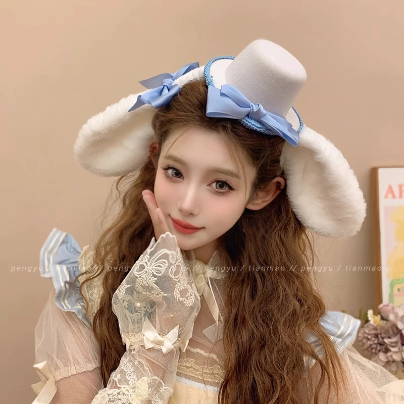 甜美发饰玉桂狗美乐蒂发箍女2025年新款可爱蝴蝶结大耳迪士尼头箍