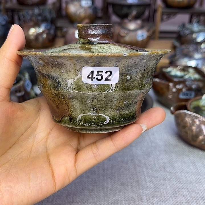 裸柴烧陶瓷手工茶器