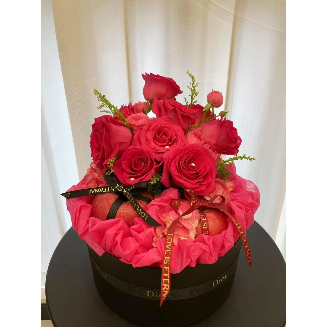 法式果礼同城配送适合送女友闺蜜当生日礼物情人节浪漫花果礼物