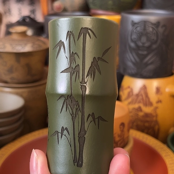 茶杯紫砂宜兴紫砂茶杯正品