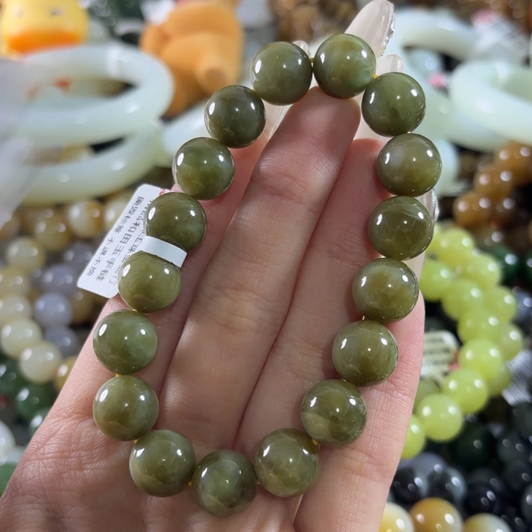 和田玉未镶嵌手链184