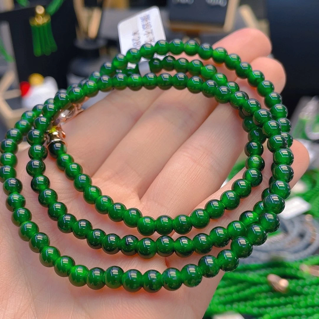 翡翠手链未镶嵌项链卡5