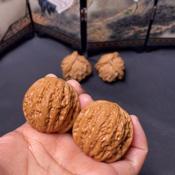 文玩核桃把件37铁锤