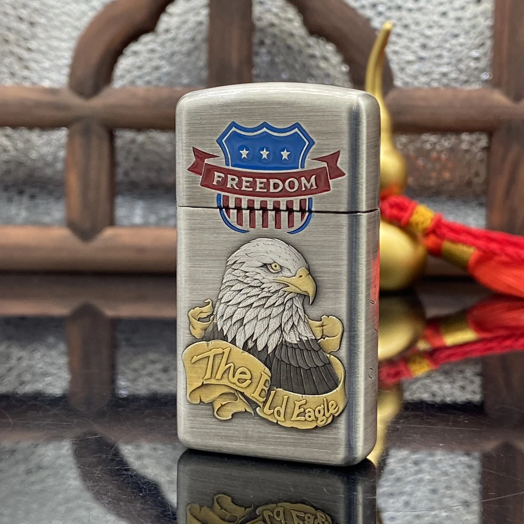 ZIPPO/之宝打火机 窄机鹰头66号公路【小飞火机】DYJ1