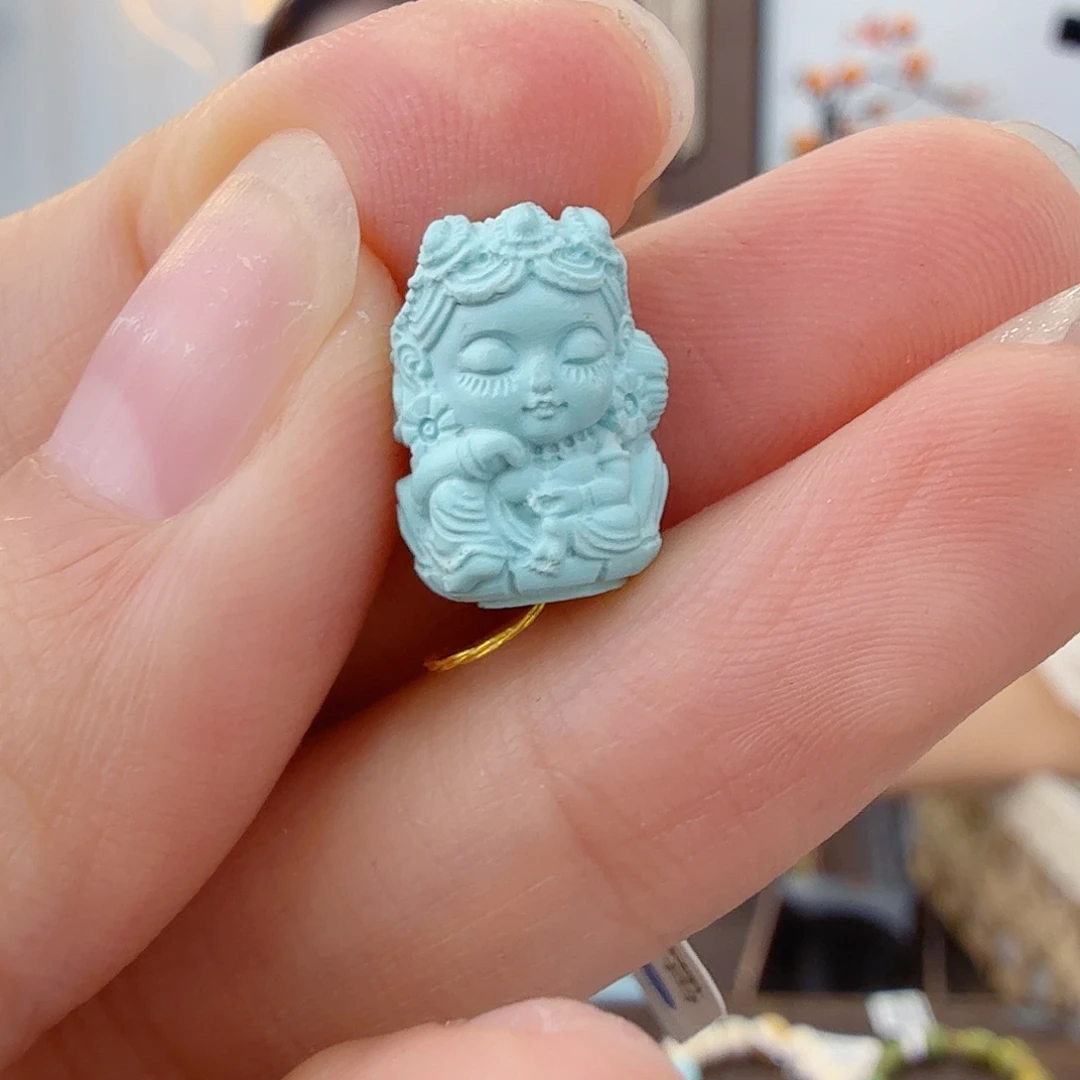 绿松石未镶嵌珠宝半成品