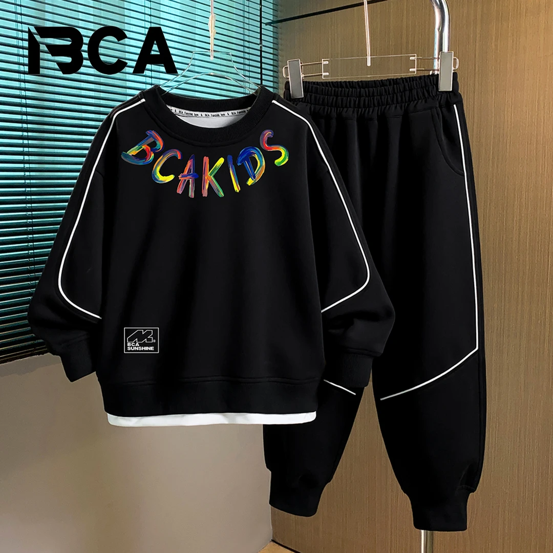 BCA中大童青少年男童潮酷穿搭春秋套装(S-001+TU-58+GN-1)