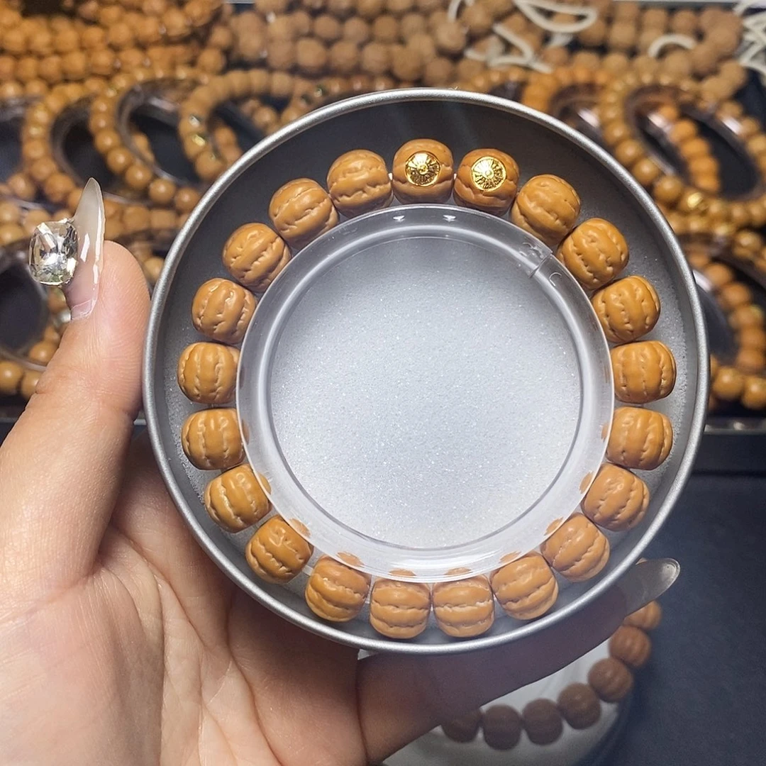 猴头核桃手串双标京八棱尺寸11左右全品316号