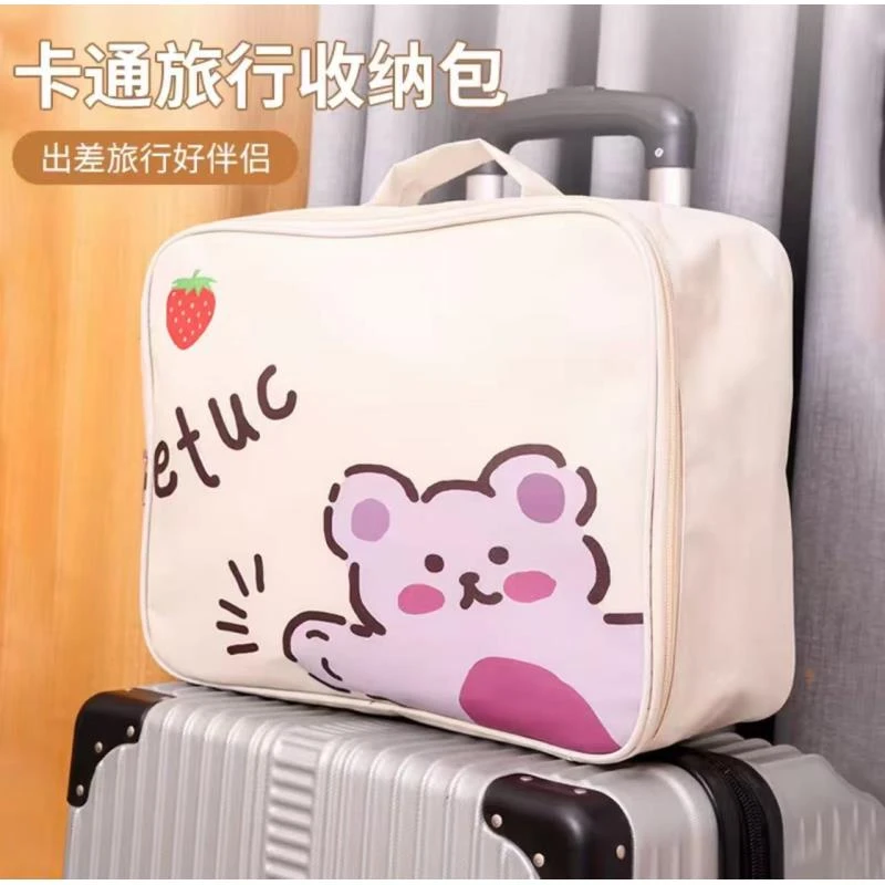 便捷防水手提旅行收纳包拉杆衣物收纳袋行李袋拉杆包收纳袋