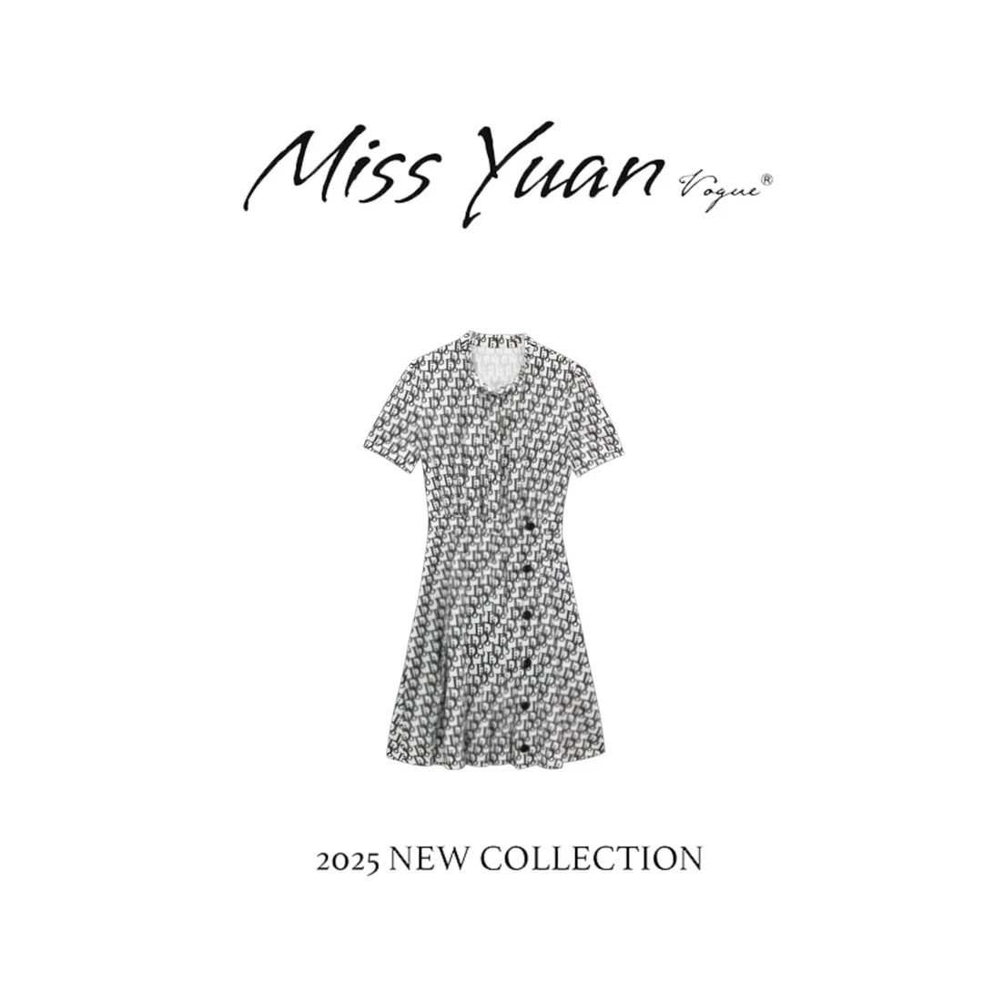 M.Y. 媛总 2025秋季新品碎花连衣裙显瘦复古MYXH733D