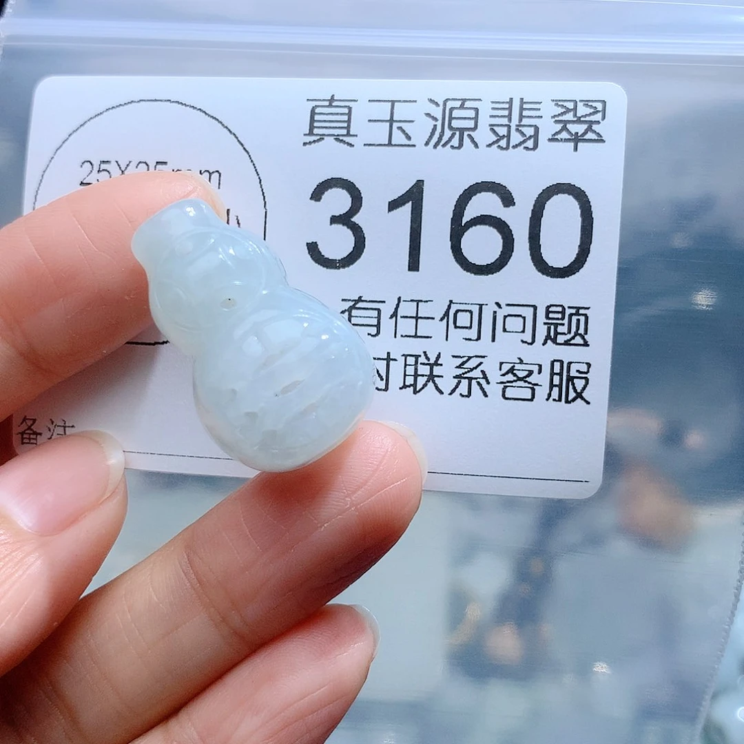 翡翠颈饰未镶嵌3160。