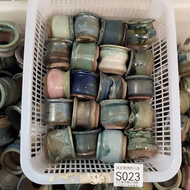 花盆紫砂023微瑕品口径3到4左右