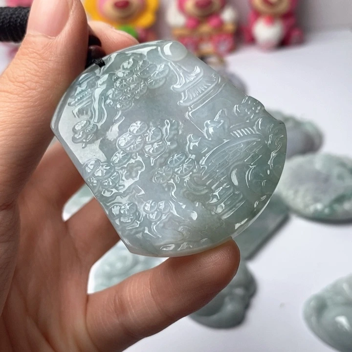 翡翠未镶嵌颈饰翡翠