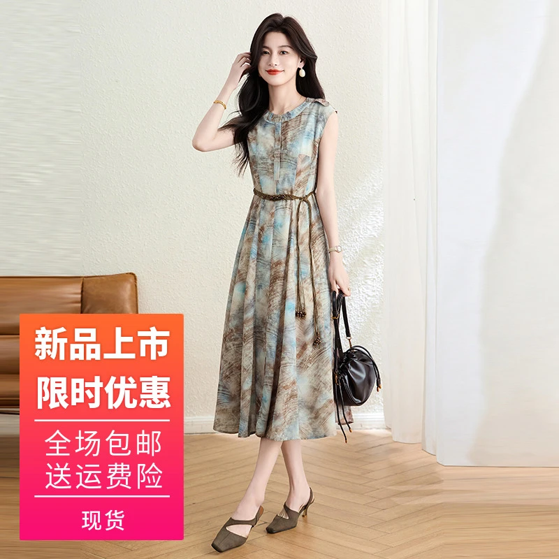 广州十三行连衣裙女夏2025新款流行爆款波西米亚海边度假裙子