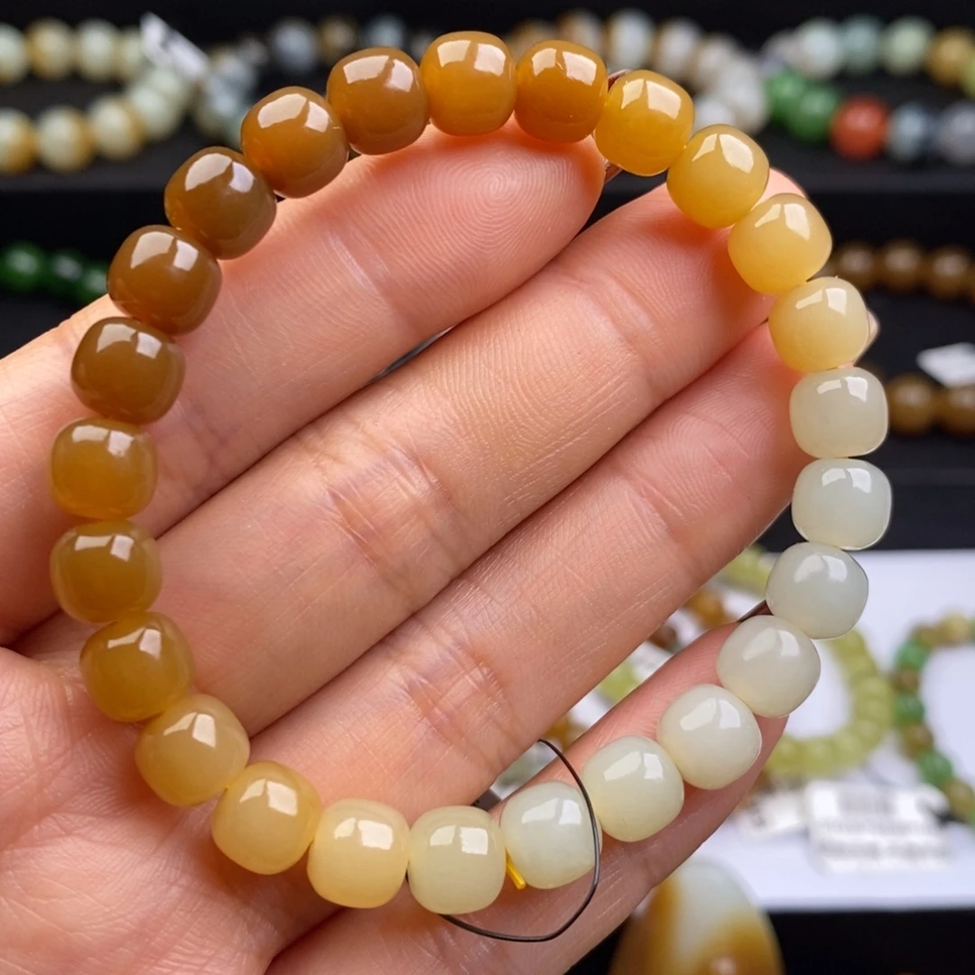 和田玉未镶嵌手串