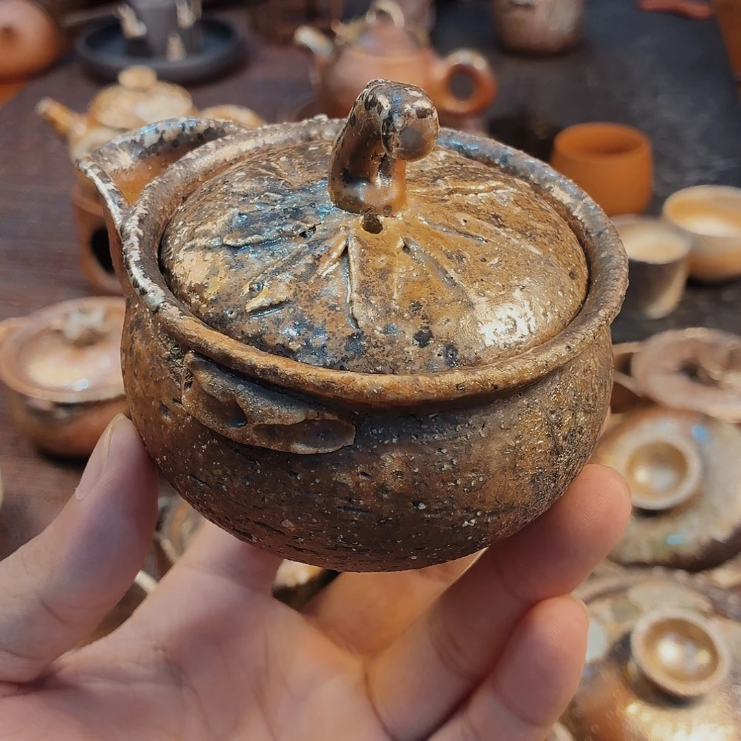 柴烧老岩泥高端茶器