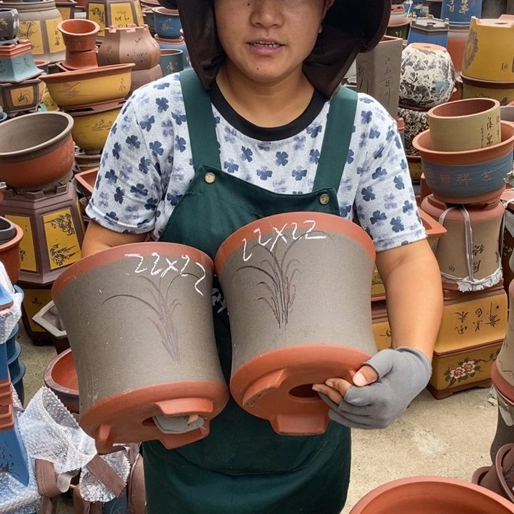 紫砂花盆紫砂花盆盆栽花卉苗木种植