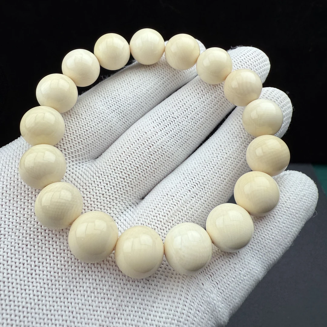 Q2500天然猛犸爆满纹手串12mm一物一图 假一罚十