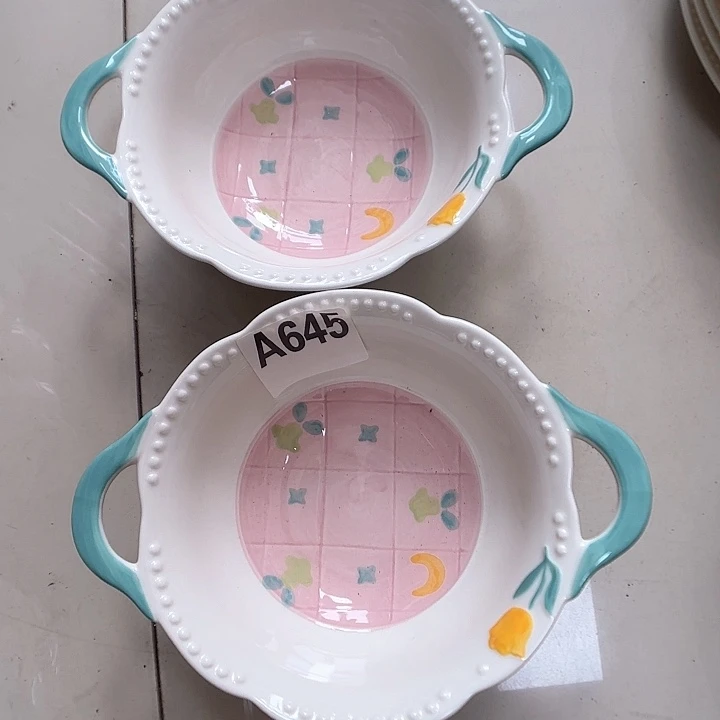 瓷片瑕疵特价陶瓷汤碗