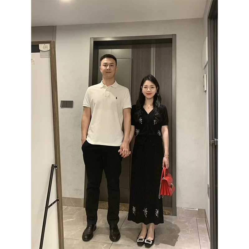 2025夏季新款法式复古文艺亮片开衫上衣高腰半身裙巨显瘦一整套女