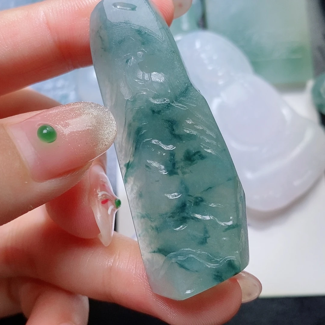 未镶嵌定制翡翠毛货付款后联系客服确认抛光