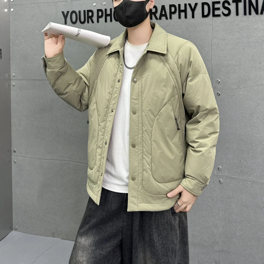 （真羽绒支持国检）【剪标款】国标羽绒服冬季新款翻领保暖110888