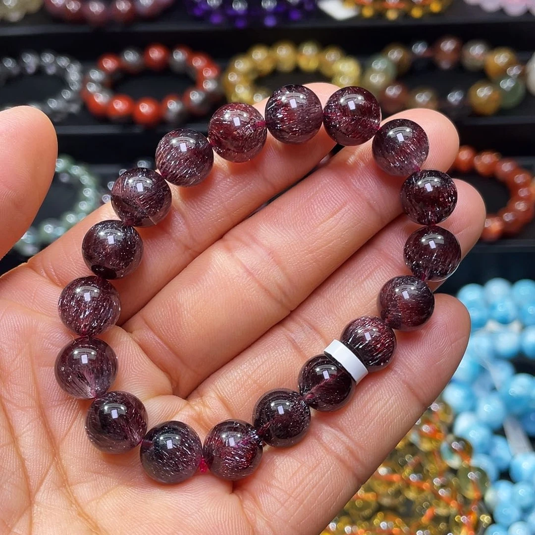 水晶手链未镶嵌红超七