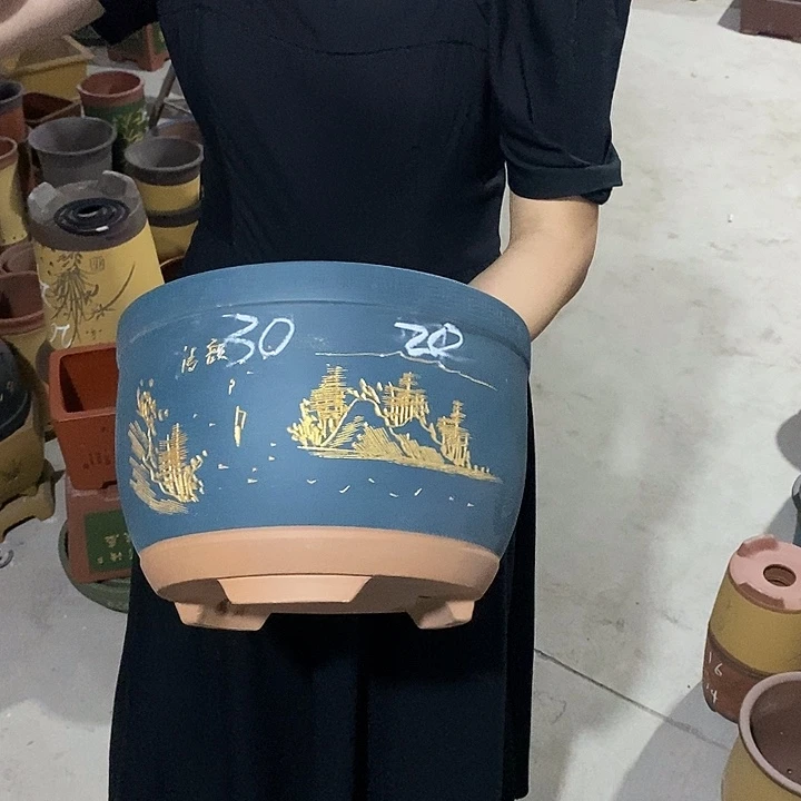 紫砂花盆紫砂花盆
