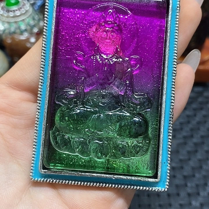 滴血莲花菩提把件