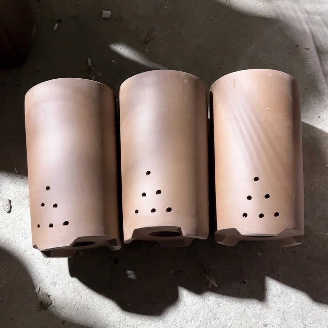 紫砂花盆宜兴紫砂花盆口12高21小瑕疵