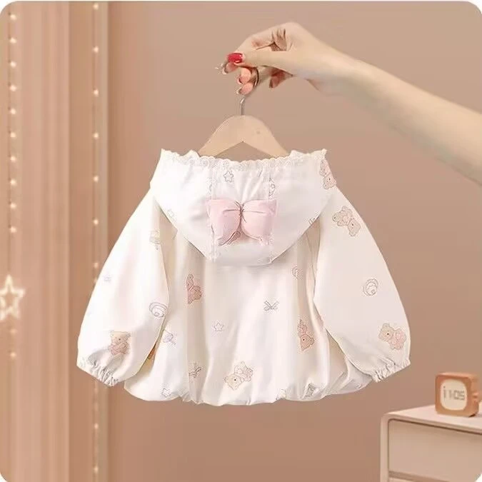 女童春秋外套2025新款女宝宝洋气时髦上衣中小童衣服儿童夹克春装